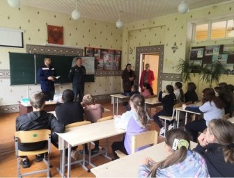 ​Урок безопасности в Нижнереутчанской школе