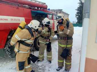 ​Фатежские пожарные на ПТЗ