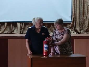 ​Занятие по ППБ в Бесединском доме культуры