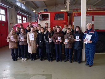 Экскурсия в пожарную часть Курского района: знакомство школьников с работой пожарных