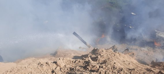 ​Возгорание мусора в Старковском сельсовете Октябрьского района ликвидировано