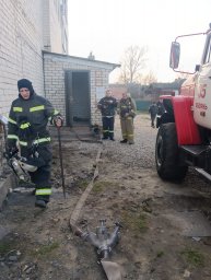 ​Пожарно-тактические занятия в Обояни