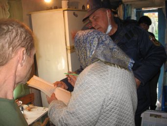 ​Проведена проверка печного отопления в Обоянском районе