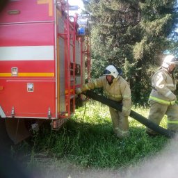 ​Огнеборцы Обоянского района на ПТЗ