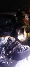 ​Огнеборцы ПЧ Фатежского района на ДТП на трассе М- 2