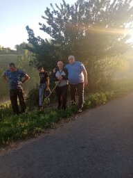 ​Надежные помощники огнеборцев ОП Р-Буды ПЧ Обоянского района. Справились вместе!