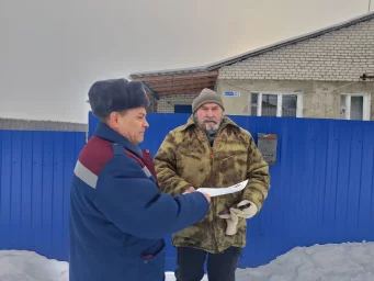 ​Рейд по пожарной безопасности в селе Городное Железногорского района