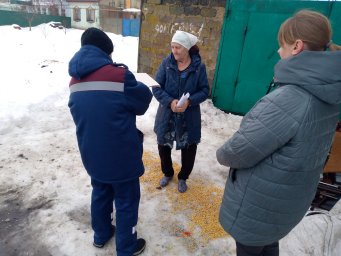 Совместный профилактический рейд в д. Катырина Октябрьского района Совместный профилактический рейд в д. Катырина Октябрьского района