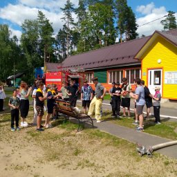 Железногорские огнеборцы провели занятия с детьми Железногорские огнеборцы провели занятия с детьми