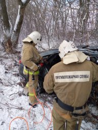 ​В Медвенском районе на 570 км произошло серьезное ДТП